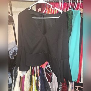 Nwot ASHLEY STEWART 22/24 BELL SLEEVE TOP